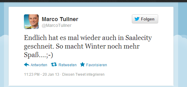 Marco Tullner: Saalecity