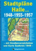 Stadtpläne Halle 1948-1955-1957